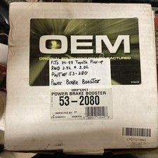 Fits 84-88 Toyota Pickup Rwd 2.4l 3.0l Part 53-2080 Power Brake Booster Fits 84-88 Toyota Pickup Rwd 2.4l 3.0l Part 53-2080 Power Brake Booster