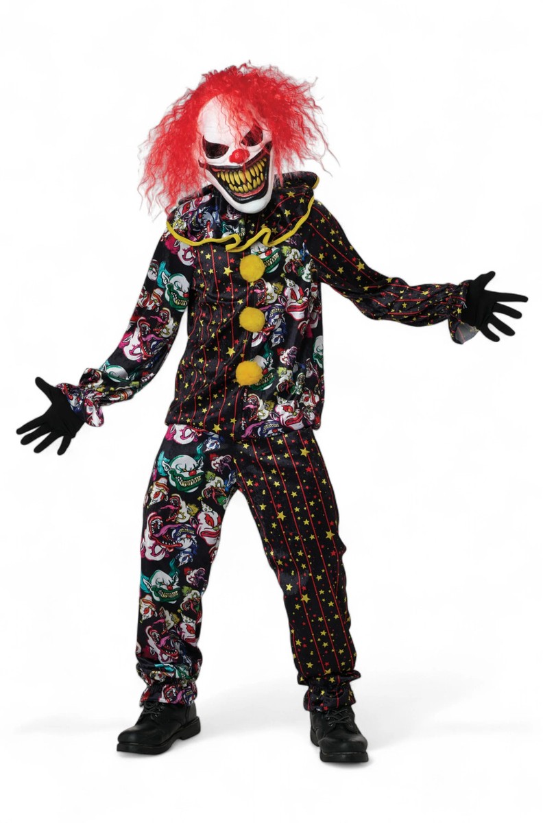 Killer Smile Clown Child Costume | eBay