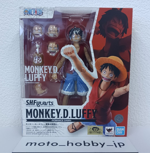 NEW Bandai S.H.Figuarts MONKEY.D.LUFFY -ROMANCE DAWN- One Piece Action Figure