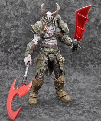 McFarlane toys DOOM ETERNAL MARAUDER w custom weapons 7