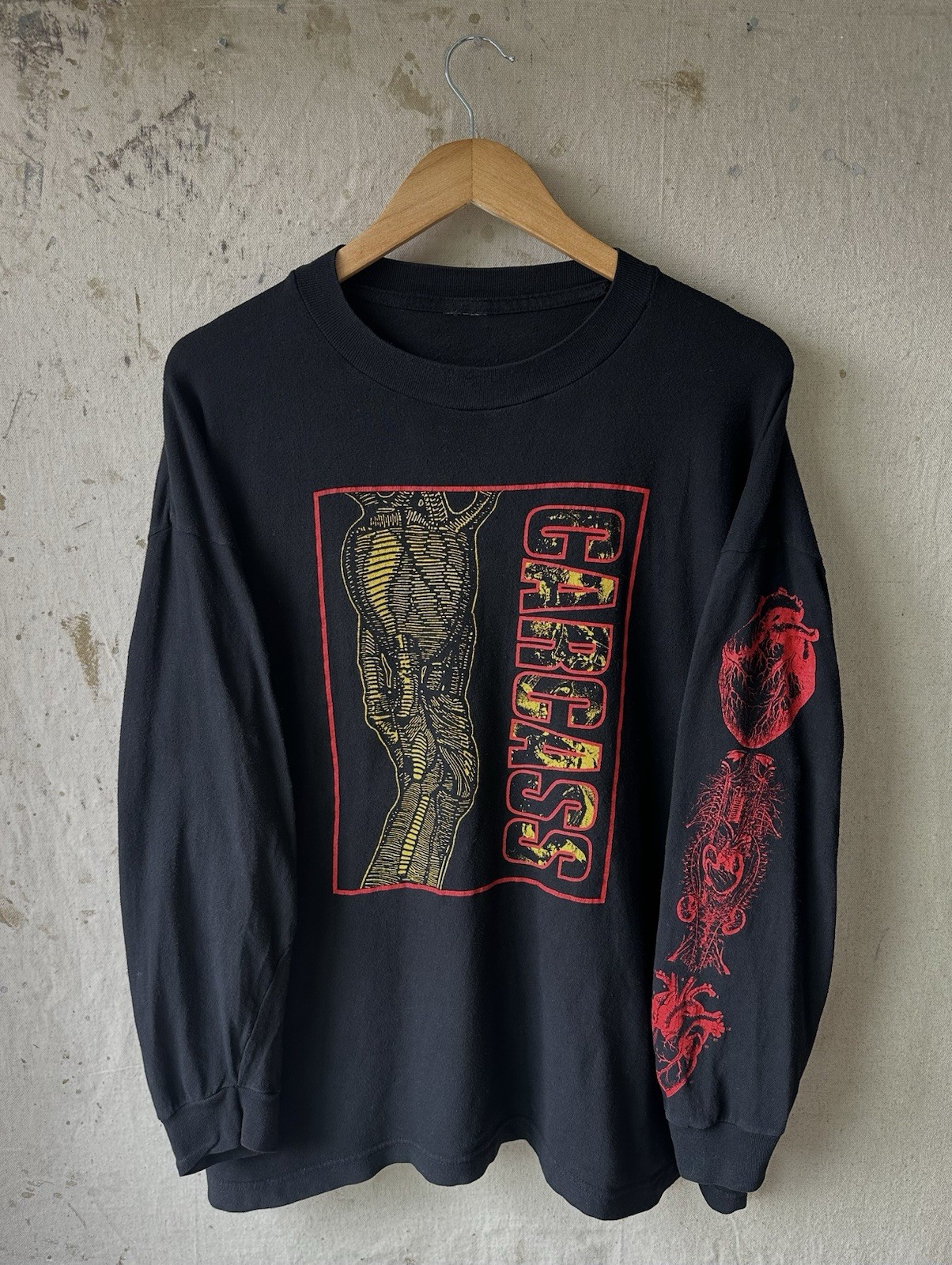 Vintage 1994 Carcass Band Shirt Longsleeve
