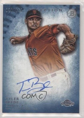 2015 Bowman Inception Prospect Blue 121/150 Tyler Beede #PA-TB Auto 3y0