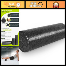 High-Density Foam Roller 18" - Firm Full Body Massage Tool for Yoga, Pilates, St