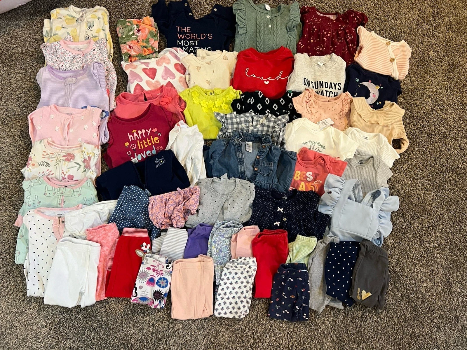 Baby Girl Size 6 Months Huge Mixed Lot Of Clothes - 50+ Items!
Opens in a new window or tab