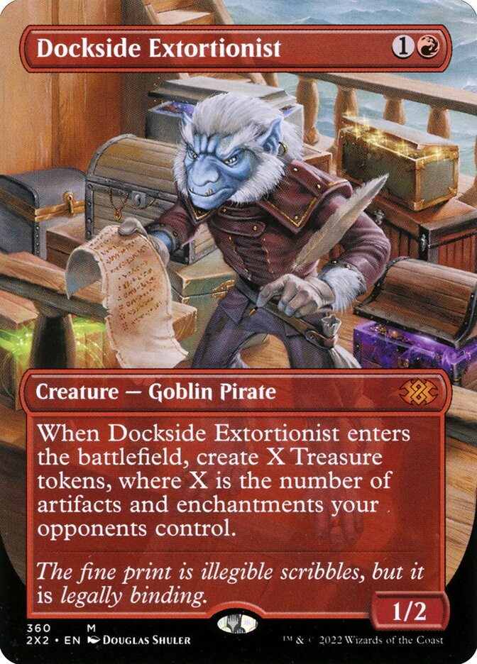 MTG Magic the Gathering Dockside Extortionist (360/686) Double Masters 2022 NM