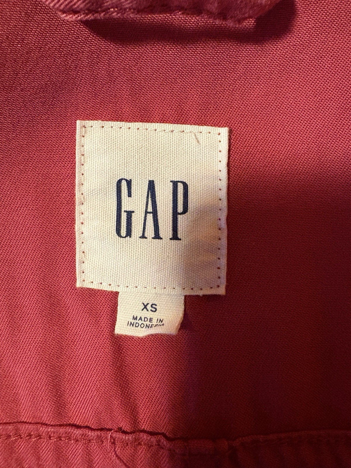GAP Women Utility Spring Jacket Raspberry Pink Ly… - image 4