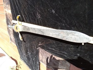 Practical 33 In, 4 1/2 Lbs, Leaf Broadsword For Practice