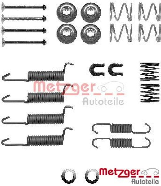 Metzger 105-0016 ZubehöRsatz FüR Feststellbremsbacken ZubehöRsatz FüR Opel-image