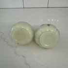 Pair Of Vintage Northwood Intaglio Custard Glass Salt & Pepper Shakers — photo 4