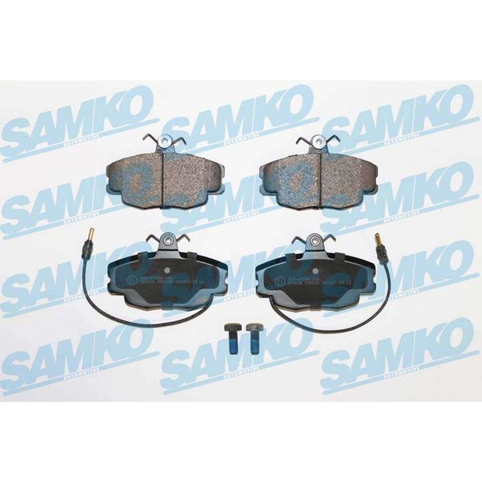 1x ORIGINAL® SAMKO Bremsbelagsatz, Scheibenbremse Vorne für Renault CLIO II