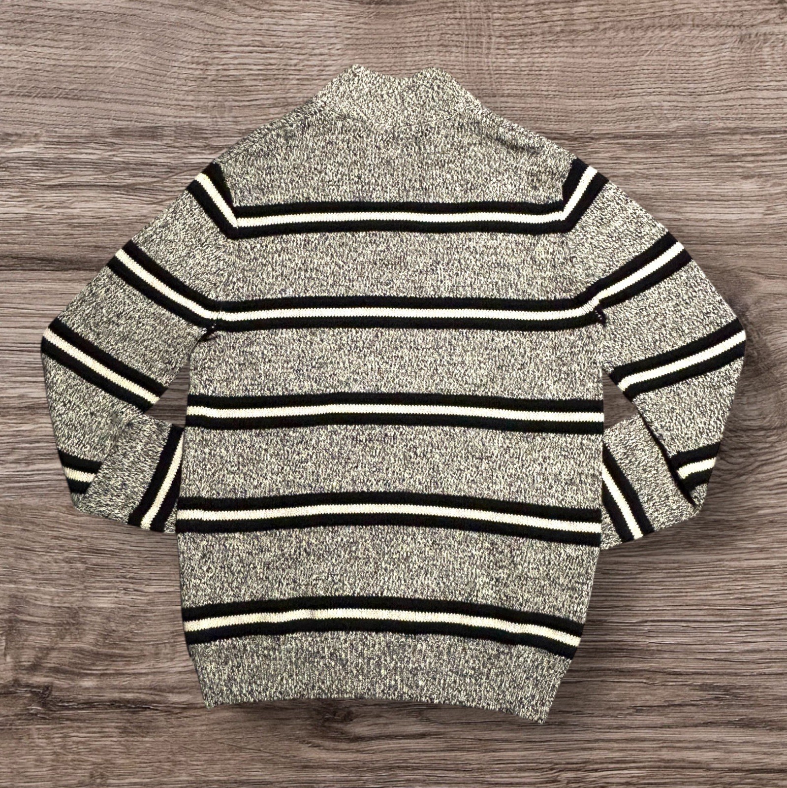Chaps Striped Quarter-Zip Pullover - image 6