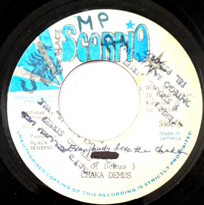 Chaka Demus Everybody Loves The Chaka Jamaica 7'' Reggae Dancehall