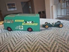 Vintage LESNEY Matchbox King Size K-5 Racing Car Transporter Plus 1 Racing Car