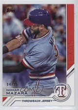 2017 Update Topps Salute Throwback Jersey Red 4/25 Nomar Mazara #USS-39 3q5
