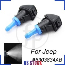 2pcs For Jeep Patriot 2009-2017 Windshield Washer Nozzle Wiper Spray Us Stock