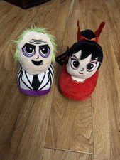 Beetlejuice "It's Show Time" House Shoes Slippers Women's Size 7-8
