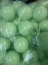 Commercial Grade 7cm Softplay Balls 500pcs Pastel Green 2 Year Warranty