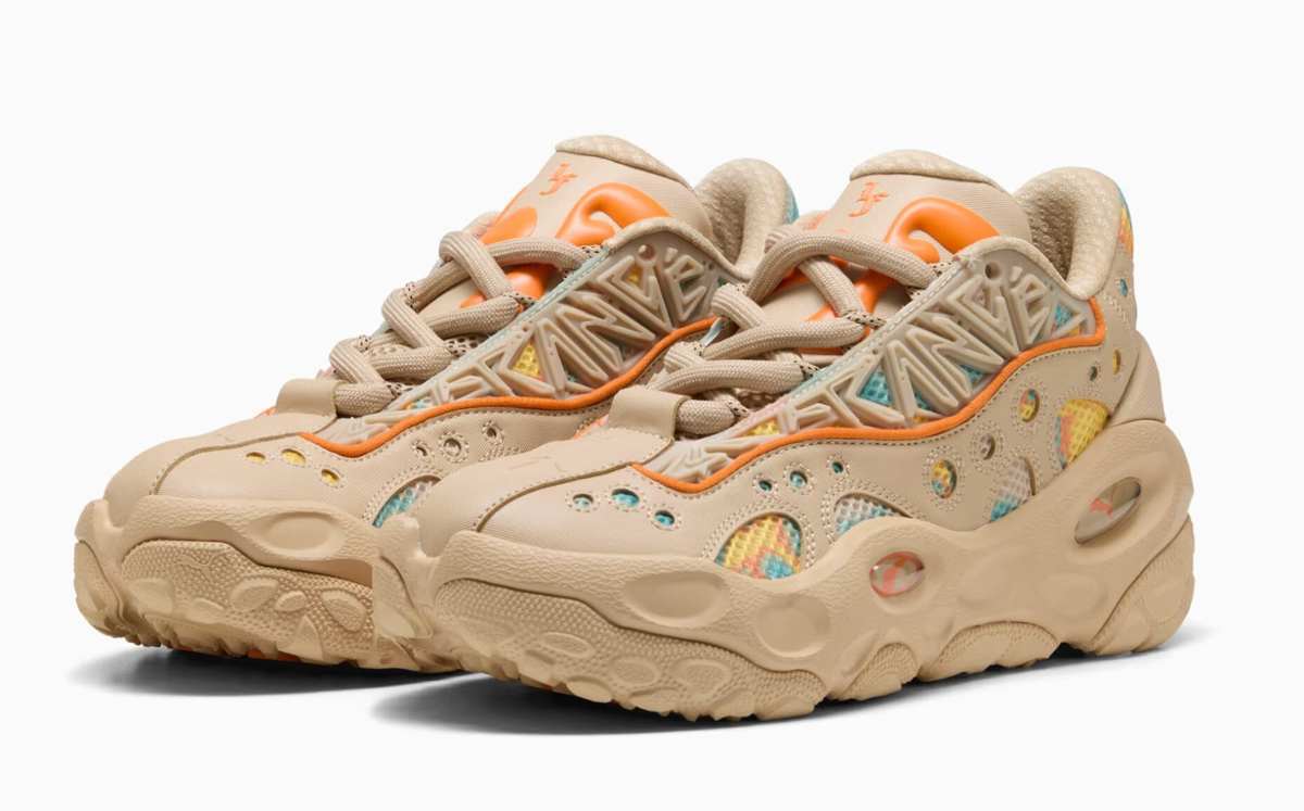 LaMelo Ball × Puma La France RNR Light Sand Orange Glo 312165-01