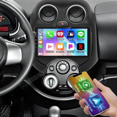 Apple Carplay Autoradio für NISSAN MICRA 4 K13 2010-2016 Android 15.0 GPS 2G+64G