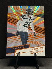 2025 Revolution Julian Love Sunburst 9/18 SSP 🔥💎🔥 Seattle Seahawks #183