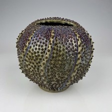 Des Pots Dutch Studio Pottery Spiky Sea Urchin 6.25
