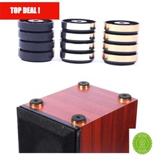 4Pcs Speaker Isolation Feet Pads Anti-Shock Absorber Stand for Amplifier CD