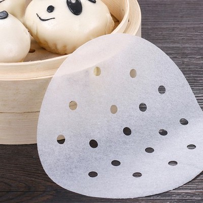 400 PCS Luftfritteusenpapier Dampfgarer Dampfermatte Dampferpapier Liner