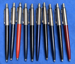 Job Lot 10 x Vintage Parker Jotter Ballpoint Pens Retro Collectable