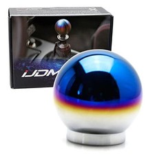 Burnt Titanium Finish JDM Sphere Shift Knob Universal Fit Compatible with