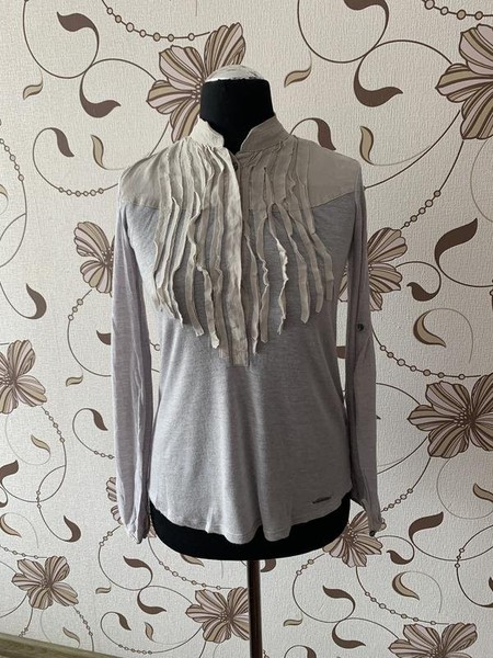 Women Marella Shirt Grey Polyamide 36 / S / 44