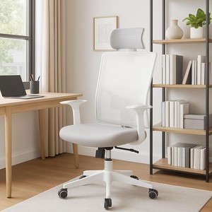 Ergonomic Office Chair Mesh High Back Computer Chair with Adjustable Headrest