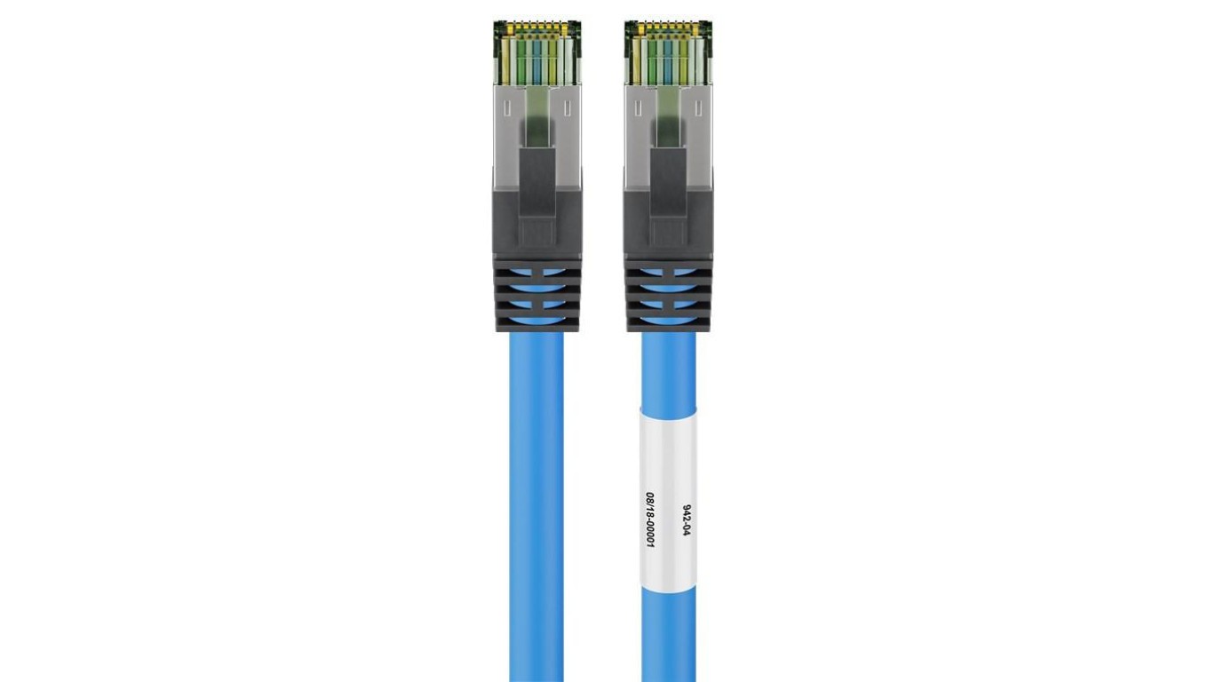 CAT 8.1 Patch Cable, S/FTP (PiMF), Cable Length 0.25m 45657