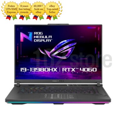 ASUS ROG STRIX G16 G614JV-N4117W 13th i9-13980HX RTX4060 16GB 1TB Gaming Laptop