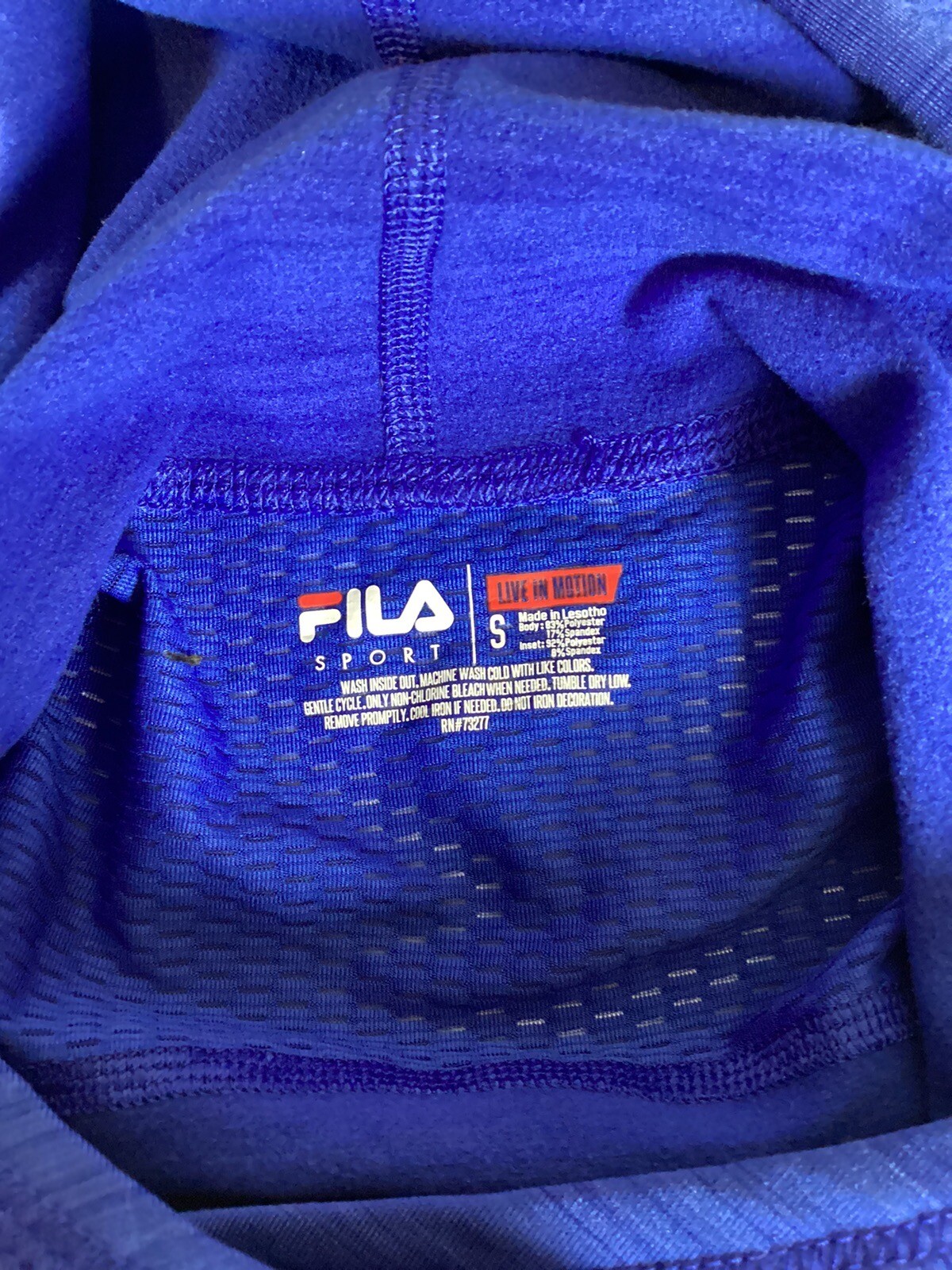 Felpa con cappuccio da donna FILA Sport giacca atletica taglia small elasticizzata comfort superiore comfort