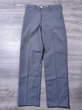 Lands End Pants Boys Size 20 Gray School Uniform 29" Inseam Active Chino Kids