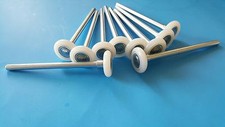 New Garage Door Rollers - LONG 7" STEM Premium Nylon for windload doors  10 QTY