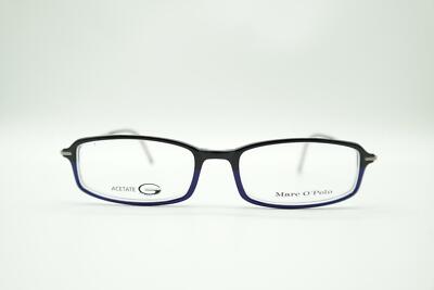 Marc O Polo 3242 493 Black Blue Gray Square Glasses Frame New