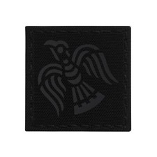 raven norse viking IR blackout icelandic morale tactical 2x2 patch
