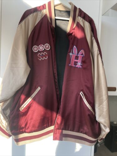 Huf X Freddie Gibbs XXL Varsity Jacket - Reversible - Foto 1 di 8