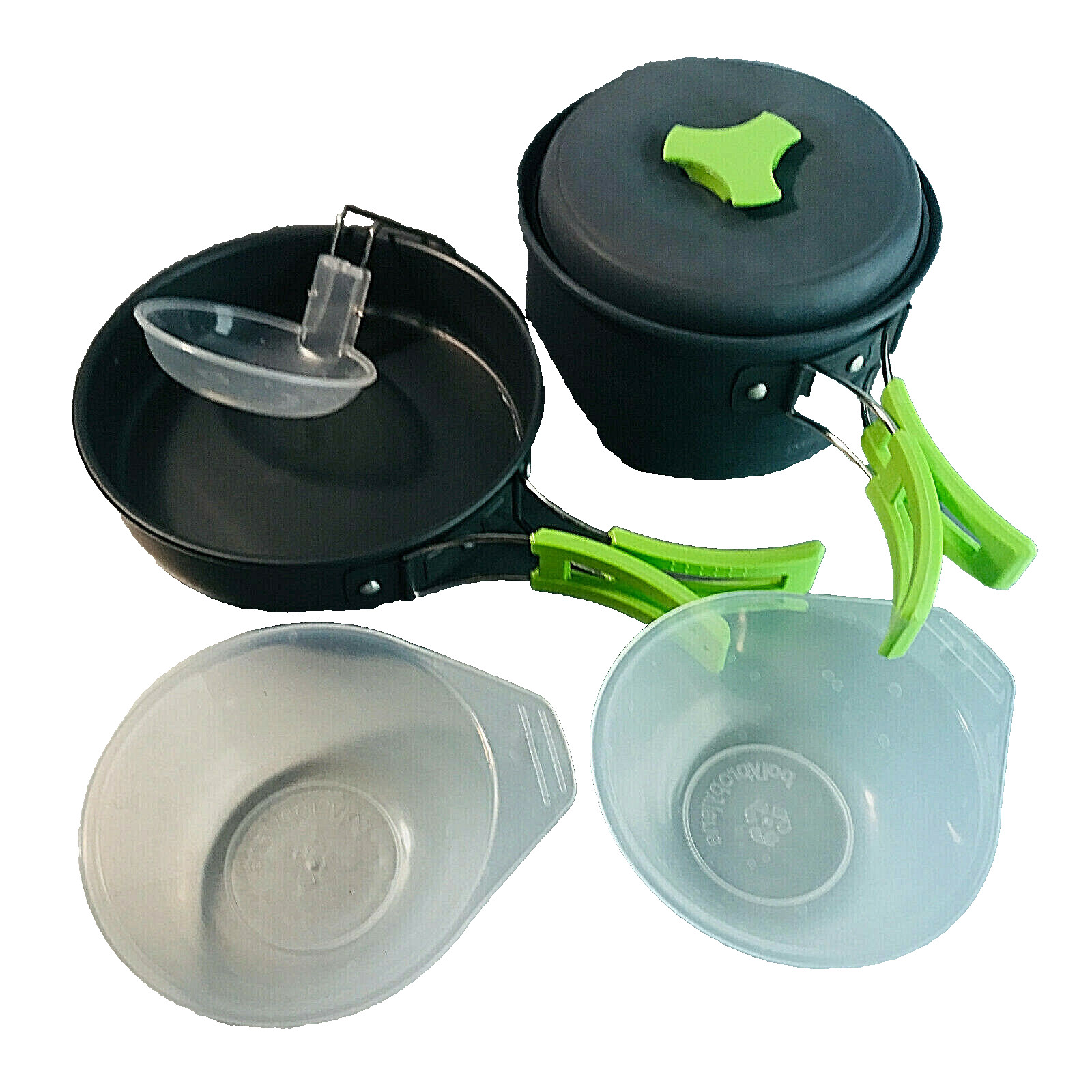 Innoo Camping Outdoor Töpfe Schälchen Kelle Pfanne im Beutel Alu