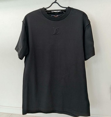 LOUIS VUITTON RM212 NPG HLY64W T-shirt Size M Black Authentic Men 