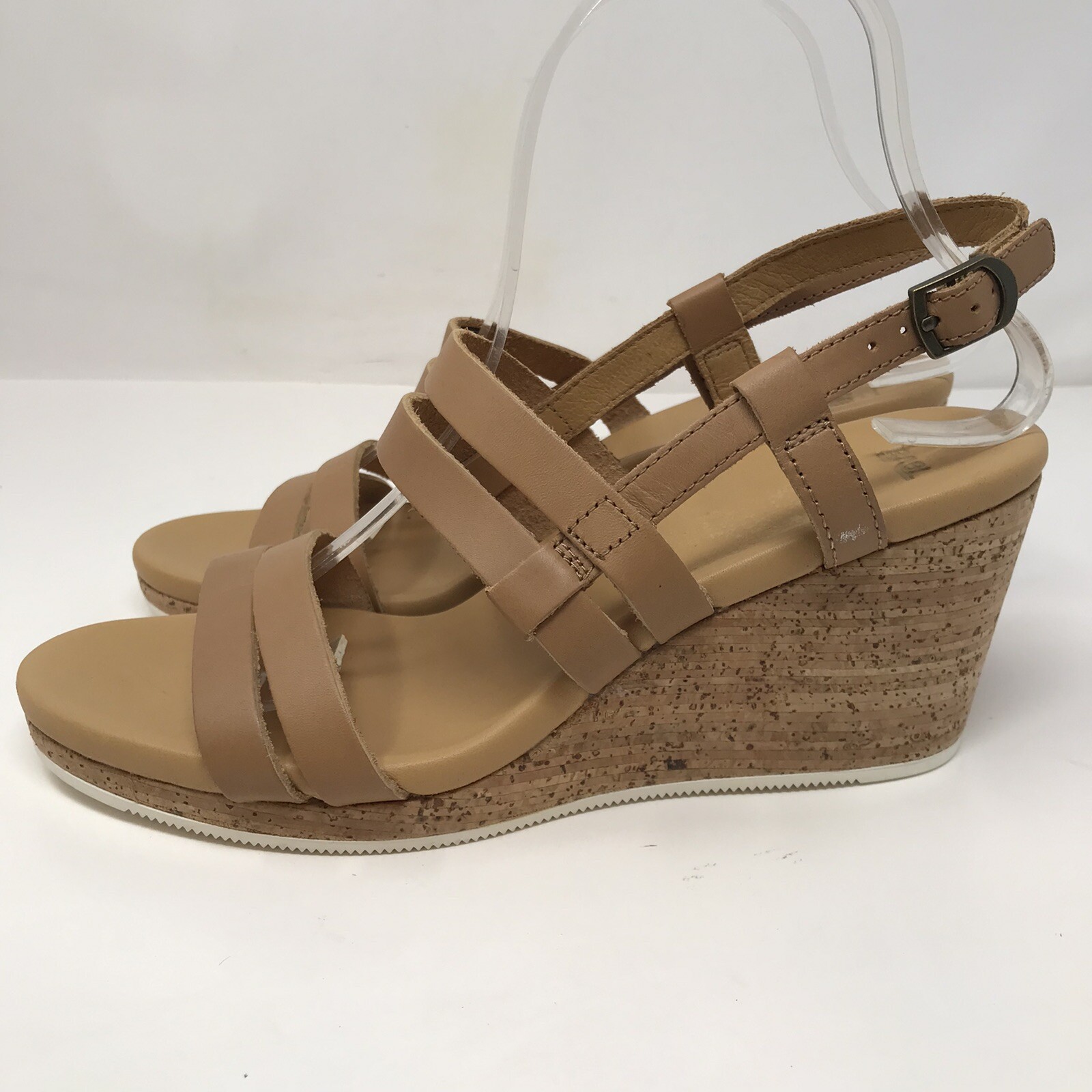 Teva Arrabelle Wedge Sandals Womens Size Tan Leather Strappy
