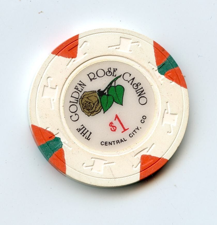 1.00 Chip from the Golden Rose Casino Central City Colorado H&C eBay