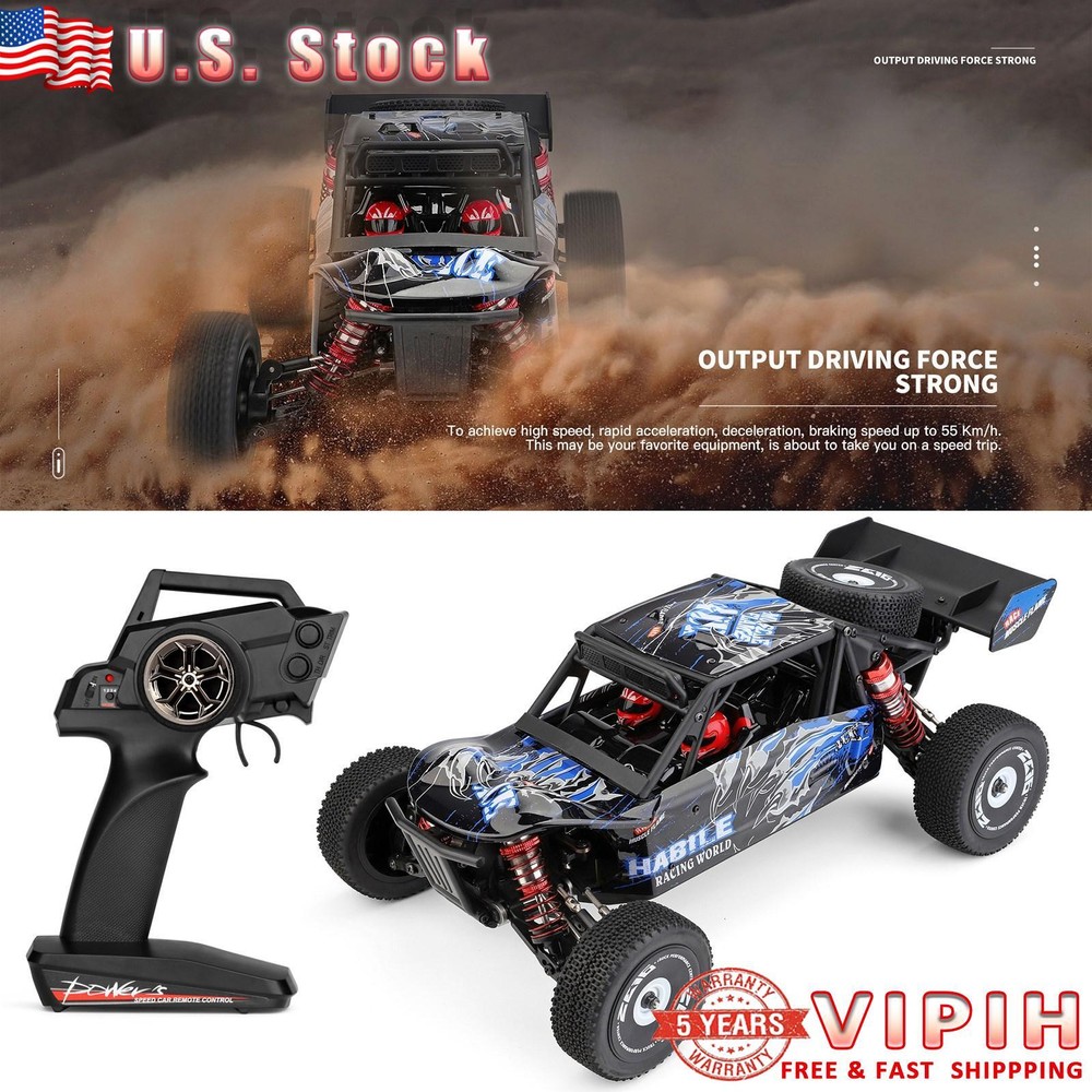 Wltoys 124018 High Speed Racing RC Car 60km/h 1/12 2.4GHz Off-Road RTR Toy Gift