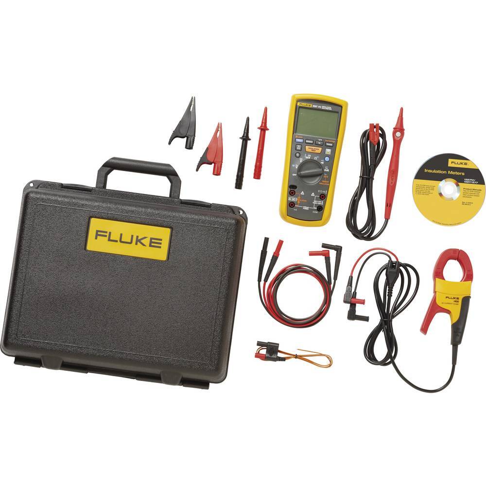 Fluke 1587/I400 FC Misuratore di isolamento 50 V, 100 V, 250 V, 500 V, 1000 V 2