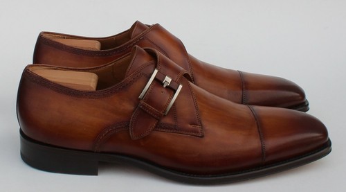 Magnanni 'Lennon' Monk Strap Cap Toe 