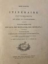 Book Scenic Route in the North of England 1835 Engraving Landscape Litho