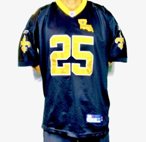 Authentic Limited Edition Saints Gold Jersey Reggie Bush #25 Reebok Onfield NFL - Picture 1 of 2
