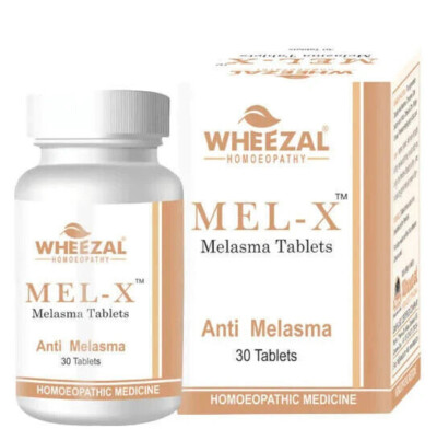 Mel-X Melasma Tablet Wheezal For Pigmentation Disorder Tanning & Sunburn-30 TABS