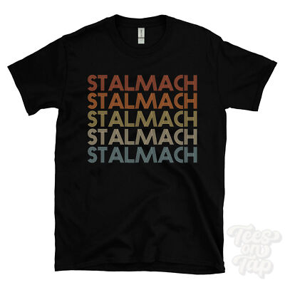 STALMACH WIEDERHOLT RETRO STIL T-SHIRT Herren & Damen Neuheit cool Name Geschenk